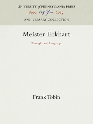 cover image of Meister Eckhart